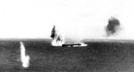 Bombing attack on Japanese carrier Shokaku, Battle of the Coral Sea, 8 May 1942, photo 2 of 2