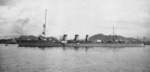 Tenryu at an anchorage, late 1919