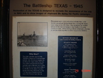 A display on battleship Texas in the aircastle, 2007