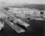 USS Hornet, USS Ticonderoga, USS Chicago, USS Hooper, and other ships at Hunter