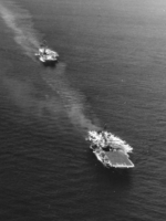 USS Hancock and USS Ticonderoga off Vietnam, 1964-1969