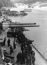 Men aboard Tirpitz