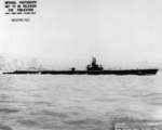 USS Trepang underway off Mare Island Naval Shipyard, California, United States, 12 Jul 1944, photo 1 of 4