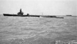 USS Trepang underway off Mare Island Naval Shipyard, California, United States, 12 Jul 1944, photo 2 of 4