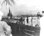 USS Wahoo arriving at Pearl Harbor, US Territory of Hawaii, 7 Feb 1943