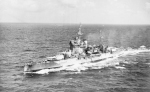 Warspite in the Indian Ocean, circa 1942
