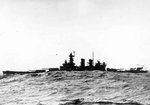 USS Washington underway in the Atlantic Ocean, 22 Apr 1942