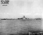 Starboard view of USS Whale off Mare Island Navy Yard, Vallejo, California, United States, 21 Apr 1945