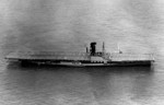 USS Wolverine lying at anchor in Lake Michigan, United States, 6 Apr 1943