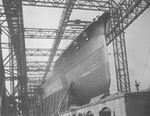 Yamashiro under construction in the No. 2 dock at Yokosuka, Japan, 20 Oct 1915
