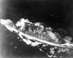 Yamato hit by a bomb in Sibuyan Sea, 24 Oct 1944