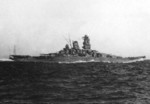 Battleship Yamato underway, circa late 1941, photo 2 of 2