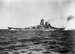 Battleship Yamato underway in Sukumo Bay, Japan, 30 Oct 1941