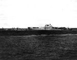 Destroyers Benham, Russell, Balch, and Anderson stood by as Yorktown was abandoned, afternoon of 4 Jun 1942, photo 1 of 2
