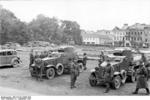 German troops inspecting Soviet BA-10 armored cars in Lublin, Poland, 3 Oct 1939