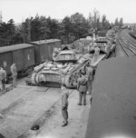 Covenanter tanks of 5th Royal Tank Regiment of British 9th Armoured Division at Thetford, Norfolk, England, United Kingdom, May 1942