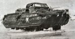 US Army DUKW landing at Cherbourg, France, 1944