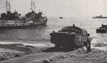 US Army DUKW landing on a beach in southern France, 1944, photo 3 of 3