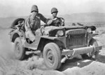 Willys MA jeep at the Desert Training Center, Indio, California, United States, Jun 1942