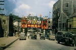 Street scene in Chongqing, China shortly after Allied victory, Aug-Sep 1945