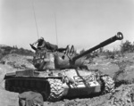 M46 medium tank of US 1st Marine Division, Korea, 5 Jul 1953