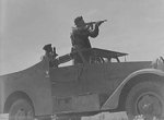 M3A1 Scout Car in exercise, Fort Riley, Kansas, United States, date unknown, photo 1 of 4