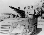 US Army M3 Gun Motor Carriage with African-American crew, circa 1943