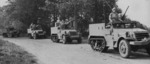 American M2 Half-track and M3 Gun Motor Carriage vehicles, date unknown