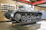 Panzer I Ausf. A light tank on display at the Panzermuseum (German Tank Museum), Munster, Germany, 7 Aug 2005