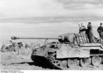 German Panzer V Panther Ausf. A tank during the retreat from Romania to Hungary, Aug-Sep 1944