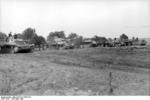 German PzKpfw III, IV, V, and VI heavy tanks in a field, Italy, Apr-May 1944