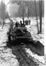 Tiger I heavy tanks of the German 2nd SS Panzer Division Das Reich, Kirovograd, Ukraine, Dec 1943, photo 2 of 2