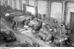 Tiger I heavy tanks being built in a factory in Germany, 1944, photo 13 of 16