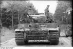 German Tiger I heavy tank at Villers-Bocage, France, Jun 1944