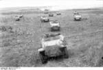 SdKfz. 250 and SdKfz. 251 halftrack vehicles in Southern Russia, 21 Jun 1942