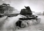 T-34 Model 1943 medium tank in Stalingrad, Russia, early 1943
