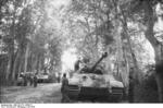 German Tiger II heavy tank with Porsche-built turret at Canteloup, France, Jul 1944, photo 2 of 3