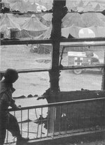 Dodge WC54 ambulance passing through US Army