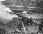 155 mm Howitzer M1 of US 24th Infantry Division, Korea, 1952