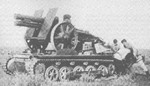 15-cm sIG 33 close infantry support gun mounted on Panzer I chassis, circa mid-1930s