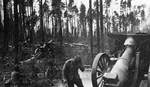 Finnish Army 152 H/17 howitzers in action, Rukajärvi, Finland, Aug 1944