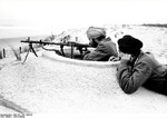 German-sponsored Azad Hind troops manning a MG 34 machine gun, spring 1944