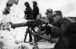 Austro-Hungarian Schwarzlose MG M.07/12 medium machine gun crew in the Tyrolean region of Austria, 1914-1918