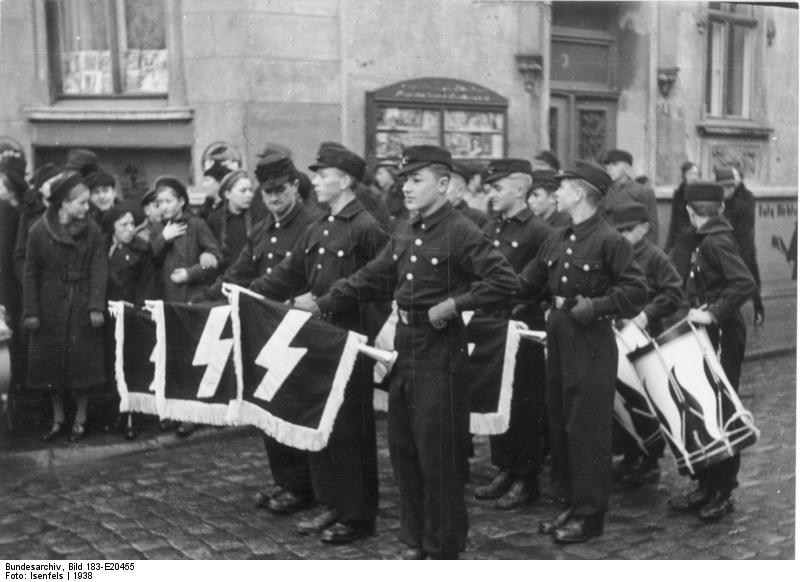 Hitler Youth members in Memel, Germany, 1938