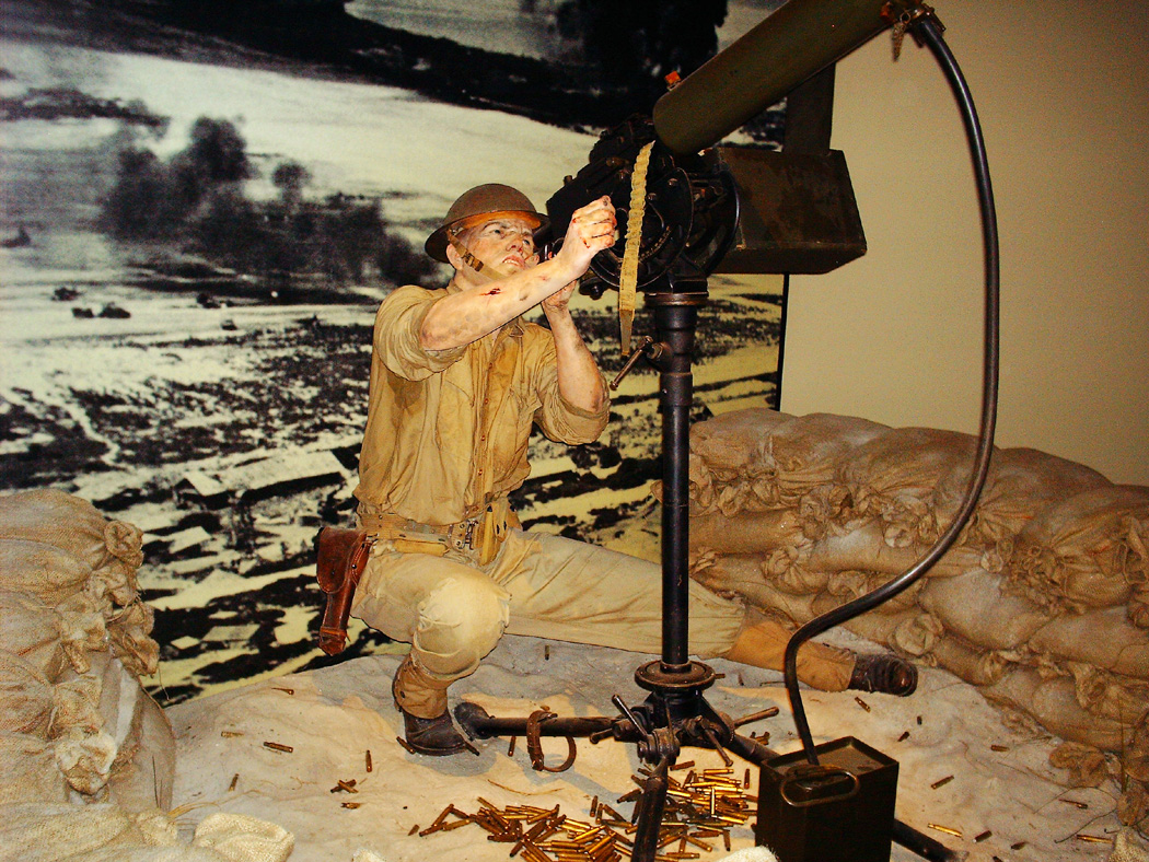 The Wake Island exhibit at the National Museum of the Marine Corps, Quantico, Virginia, United States, 15 Jan 2007