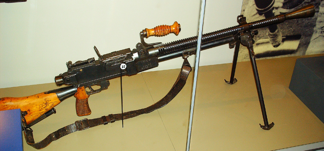 Japanese Type 99 light machine gun on display at the National Museum of the Marine Corps, Quantico, Virginia, United States, 15 Jan 2007