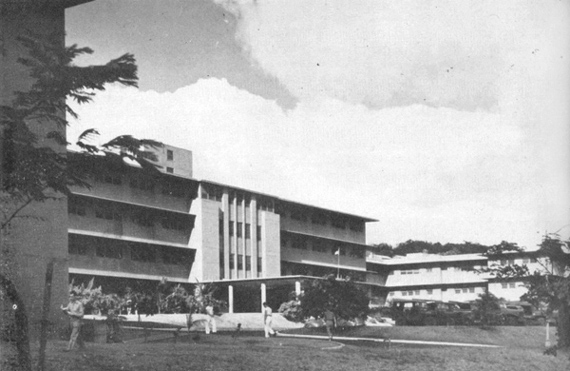 Aiea Naval Hospital building, Oahu, US Territory of Hawaii, 1940s