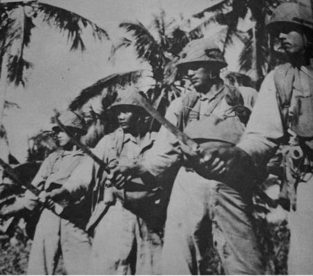 Aboriginal Taiwanese troops of the Takasago Volunteers unit of the Japanese Army, Taiwan, 1937-1945