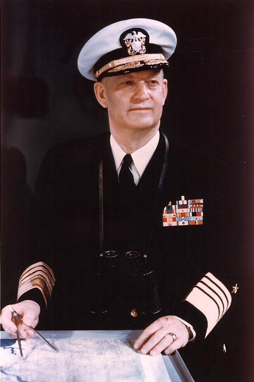 Portrait of Admiral Burke, 8 Jul 1955, photo 1 of 2