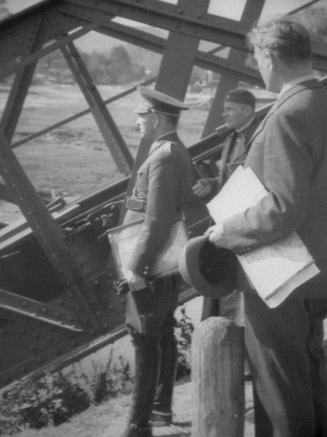 Ferdinand Catlos observing the front lines, Poland, Sep 1939